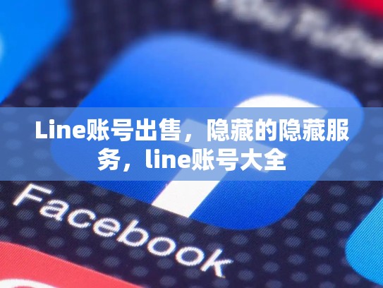 Line账号出售，隐藏的隐藏服务，line账号大全